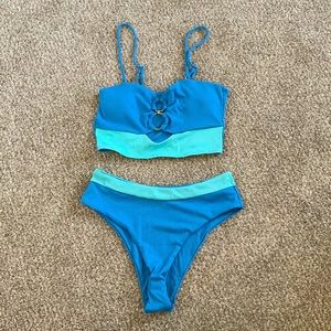 Zaful blue bikini